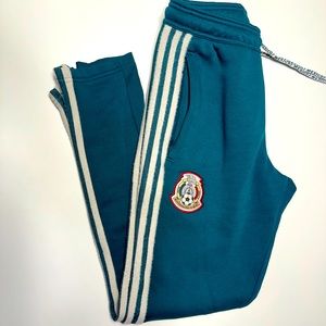 Mexico Adidas joggers/running pants/ soccer warmups